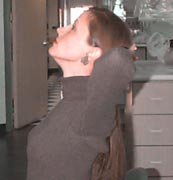Stretching the chest