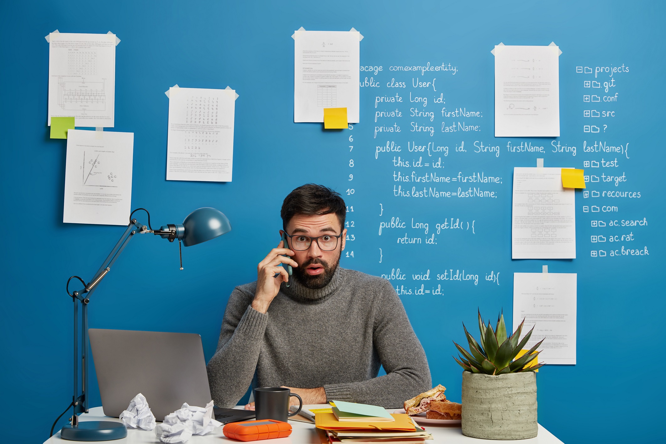 surprised software developer cannot adapt