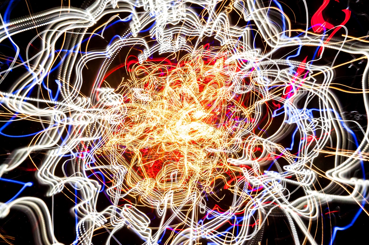 light trail fireball 
